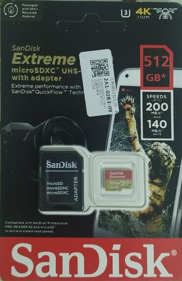 флешка 512 гб цена: Микро флеш карта 512 гиг. Micro sd SanDisk работает быстро и надёжно