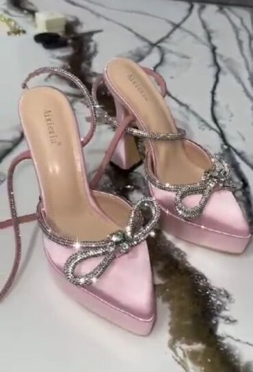 женские лаковые туфли лодочки: Туфли 37.5, цвет - Розовый