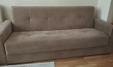 Divanlar: Bej rəngli geniş divan - Minimalist və zərif dizayn: düz xətli — 1