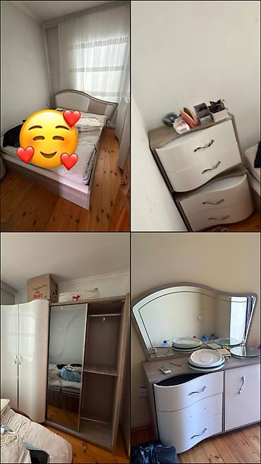 dekor vitrin: Mebel dəsti – yataq otağı və qonaq otağı üçün uyğun komplekt Tərkibi — 1