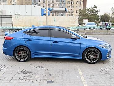 Салмак жеңилдеткич: Комплект Hyundai, 2017 г., түсү - Көк, Колдонулган — 3
