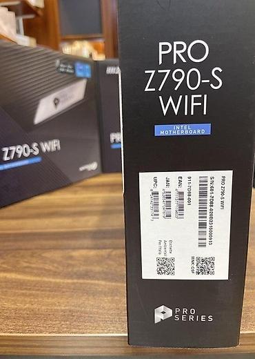 komputer plata: MSİ Pro z790-S Wi-Fi DDR5 CPU: 14th / 13th / 12th Gen Intel®️ Core™️ — 3