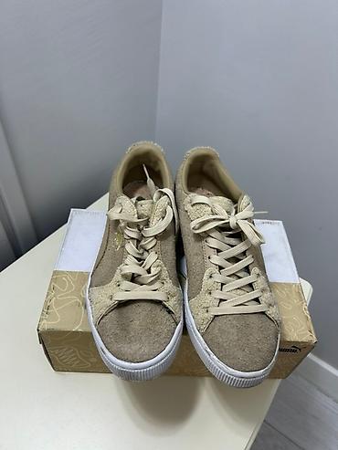 Айымдардын бут кийими: Кроссовкалар, 39, Puma, Колдонулган, түсү - Саргыч боз, Өзү алып кетүү, Акылуу жеткирүү — 1