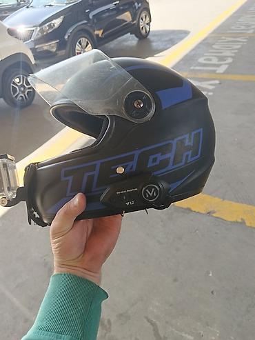 velo kaska: Motosiklet kaskı + aksessuar paketi – Brend: SAFE (tam üzlü tip — 3