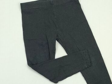 spodnie baggy czarne: Leggings for kids, 2-3 years, 92/98, condition - Good