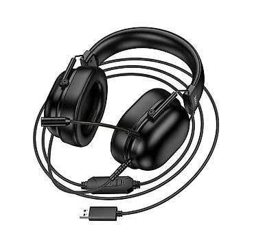 logitech 920: Проводные гарнитуры, Hoco, Новый, цвет - Черный — 6