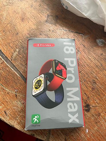 Aksesuarlar: HryFine i8 Pro Max ağıllı saat Xüsusiyyətlər: - Tam toxunmalı kvadrat — 3