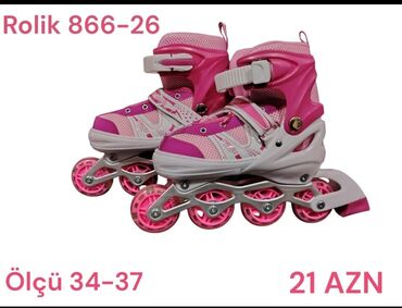 Roliklər: Rəngarəng dizaynlı bu rollerlər uşaqlar üçün əyləncəli və təhlükəsiz