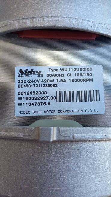 Motori za veš mašine: Whirlpool Motor Veš Mašine FWL61252W EU
Potpuno Ispravan Motor — 5