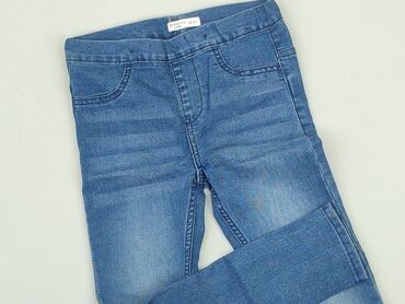 czarne szerokie spodnie z dziurami: Jeans, SinSay, 8 years, 122/128, condition - Very good