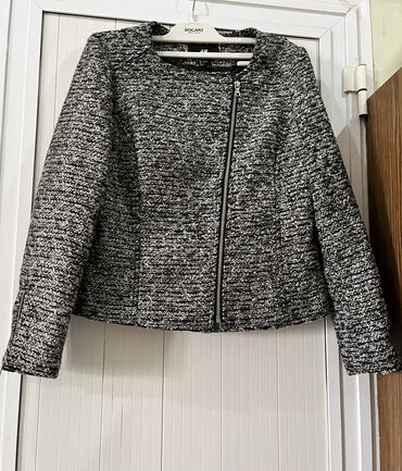 Пиджаки: Пальто, H&M, S, цвет - Серый