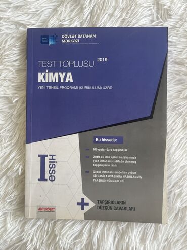 kimya test toplusu pdf yukle: Kimya Test Toplu 1-ci Hisse - çox-çox az işlenib, texmini 10-15