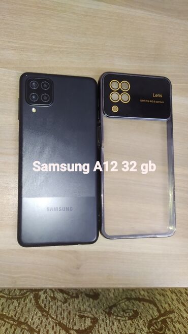 Samsung: Samsung Galaxy A12, 4 GB, rəng - Qara