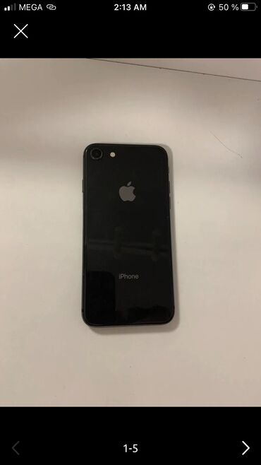 Apple iPhone: IPhone 8, Б/у, 256 ГБ, Черный, Чехол, Зарядное устройство, 100 %