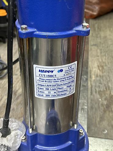 Үй жана бакча үчүн бардык: Фекальный погружной насос HAPPY CUT-1500C5 - Назначение: перекачка — 2
