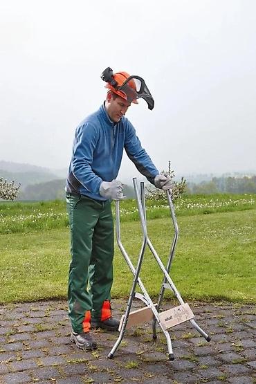 Ostala baštenska oprema: Wolfcraft držač/kolijevka za sečenje ogrevnog drveta (stalak za — 9