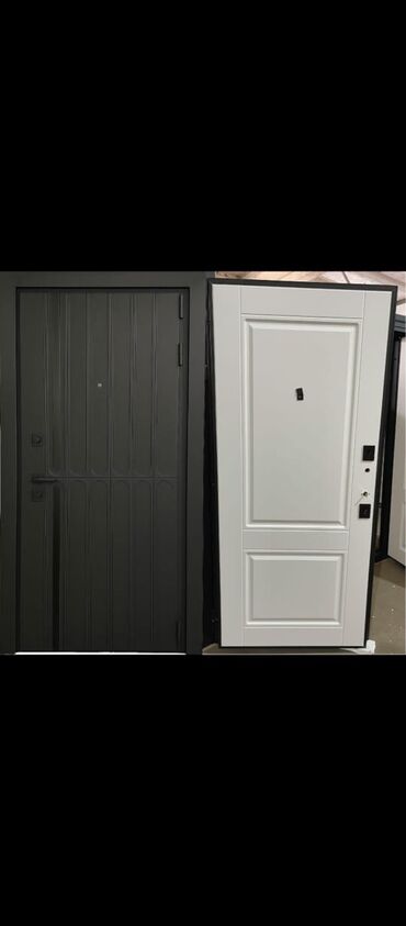 Giriş qapıları: Blok üçün Yeni Giriş qapısı 100x210 sm Çərçivə ilə, Zəmanətli, Ödənişli quraşdırma, Pulsuz çatdırılma — 30