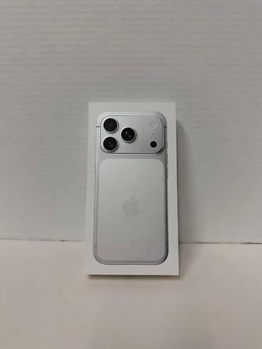 iphone 5a: IPhone 17 Pro, 256 GB, Gümüşü, Zəmanət, Simsiz şarj, Face ID — 1