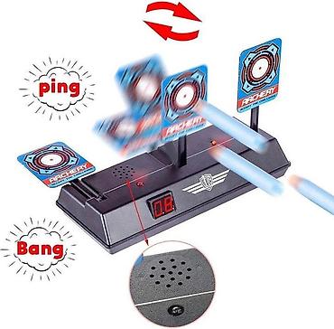 Dečije igračke puške i pištolji: Elektronska meta za gađanje – Shoot A Target (Shootgame) - Set od 3 — 4