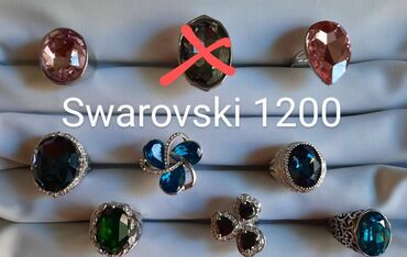 Prstenje: Ženski prsten, Swarovski, Materijal: Hirurški čelik — 5