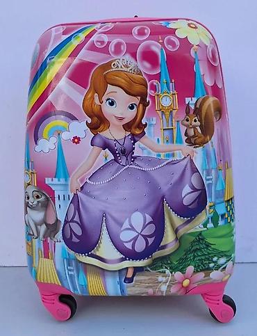 Rančevi, torbe i koferi: Dečiji kofer set – 2 komada, sa printom princeze - Dizajn: živopisna — 10