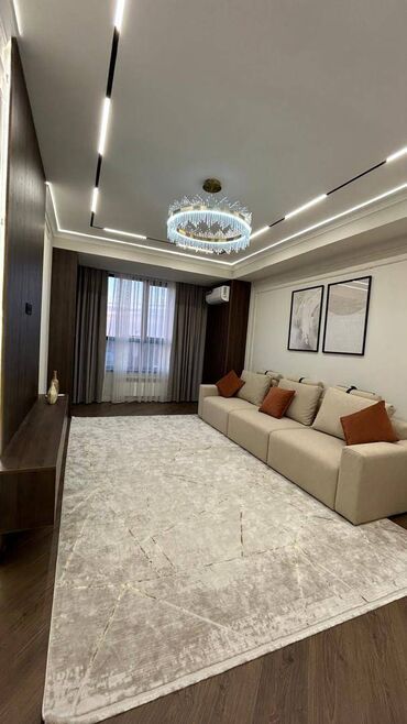 квартира элебаева: 2 комнаты, 80 м², Элитка, 13 этаж, Дизайнерский ремонт