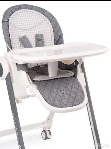 стол трансформер 3 в 1: Тамактандыруучу отургуч, Happy baby, Трансформер, түсү - Боз