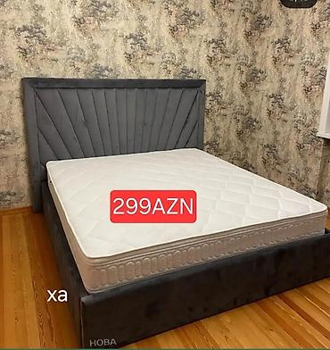 kreditle kunc divanlar: Məhsul: Yumşaq başlıqlı iki nəfərlik çarpayılar - Model 1: Düz — 2