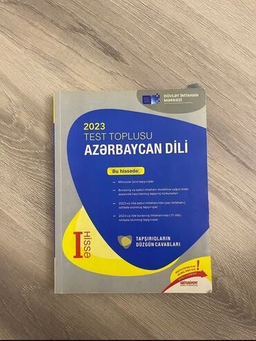 tqdk test toplusu pdf: 2023-cü il buraxılışlı Azərbaycan dili fənni üzrə test toplusu. Kitab