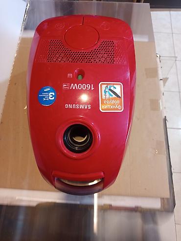 qaz pilite: Samsung tozsoran – 1600W, kisəli tip.Hec bir problemi yoxdur.👍əla — 2