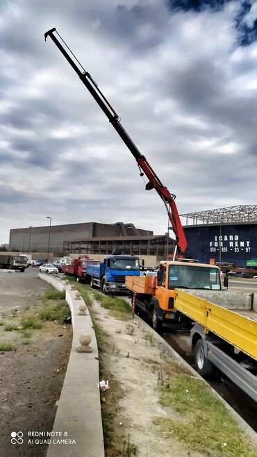 Kranlar: Mercedes-Benz 817 kranlı yük maşını - Buraxılış ili: 1997 - Mühərrik — 6