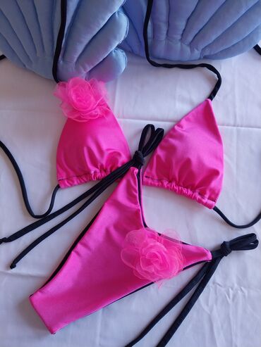 Kupaći kostimi: S (EU 36), Likra, Jednobojni, bоја - Crvena — 7