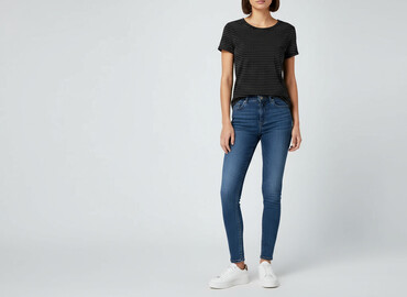 Футболки: H&M Basic, Футболка жіноча, розмір S