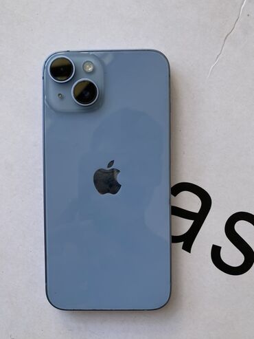 телефон самсунг а02: IPhone 14, Б/у, 128 ГБ, Синий, Зарядное устройство, Защитное стекло, Чехол, 80 %