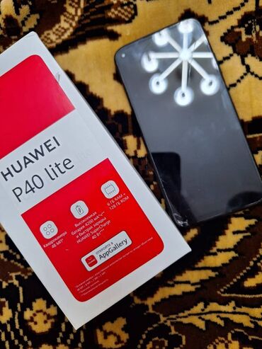 huawei ascend y635 dual sim: Huawei P40 lite, 128 GB, rəng - Qara, Barmaq izi, İki sim kartlı, Face ID