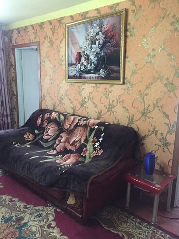квартииа ош: 3 комнаты, 50 м², Хрущевка, 1 этаж, Евроремонт