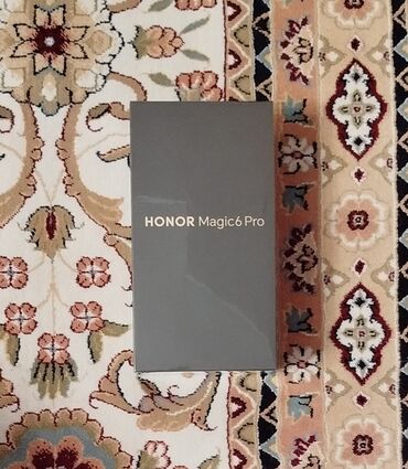 Honor: Honor Magic 6 Pro, 512 GB, rəng - Qara, Sensor, Barmaq izi, Simsiz şarj