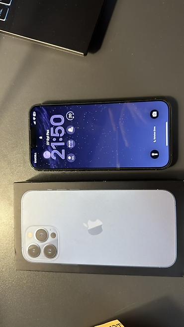 IPhone 13 Pro Max, 256 GB, Sierra Blue, Sənədlərlə