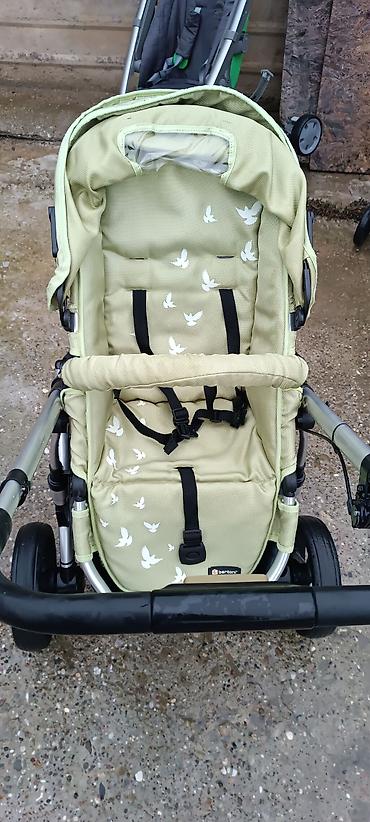 jesenji sesir za decu: Svo troje kolica za bebe 100€ QUINNY sivo-zelena, BERTONI zelena 2 — 6