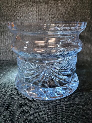 Činije: Bombonijera kristal,led kristal,rucni rad ceska 70te — 1