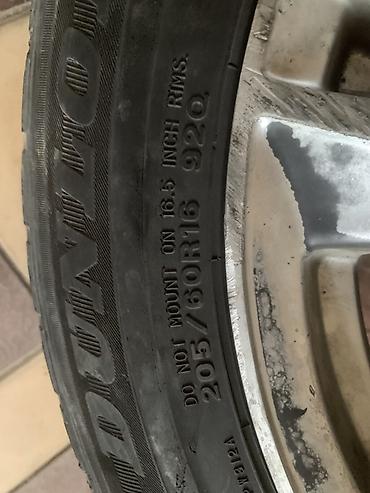 225 60 р16: Литое колесо с шиной Dunlop 3 штук - Размер шины: 205/60 R16 - — 2