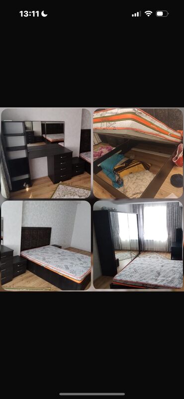 турецкая мягкая мебель в баку: Двуспальная кровать, Б/у