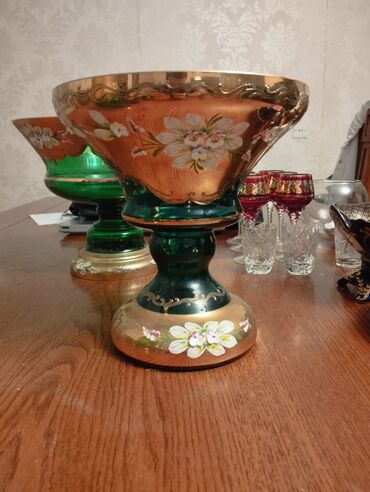 Digər dəstlər və servizlər: Real alıcıya endirim olacaq. Bohemia üslubunda dekorativ şüşə və — 1