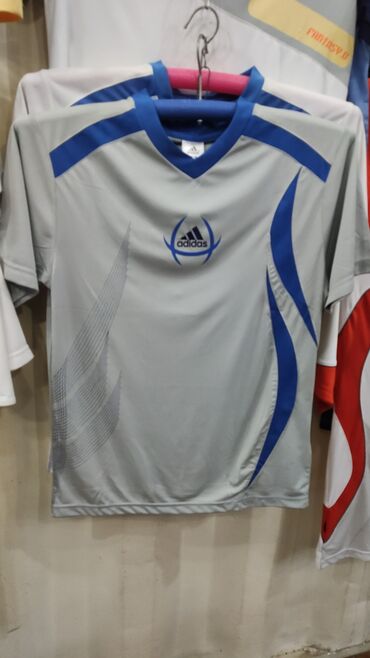 Футболки: Мужская футболка, S, M, L, Adidas, Новый, цвет - Белый, Платная доставка — 16