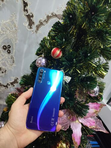 redmi note 9 satisi: Xiaomi Redmi Note 8, 128 GB, rəng - Göy, 
 İki sim kartlı, Barmaq izi