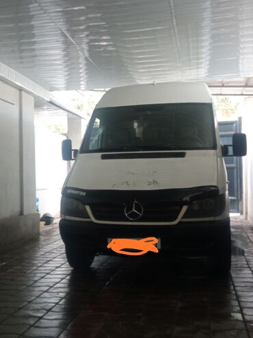 мопеды бу: Белый фургон Mercedes-Benz Sprinter с высоким кузовом, идеально