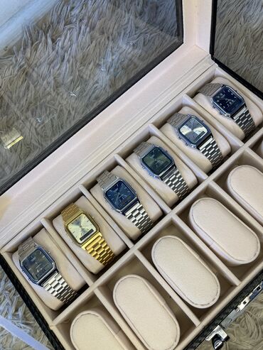 Классические часы: Классические часы часы, Casio, Секундомер, Таймер, Водонепроницаемые, Мужские, Новый — 4