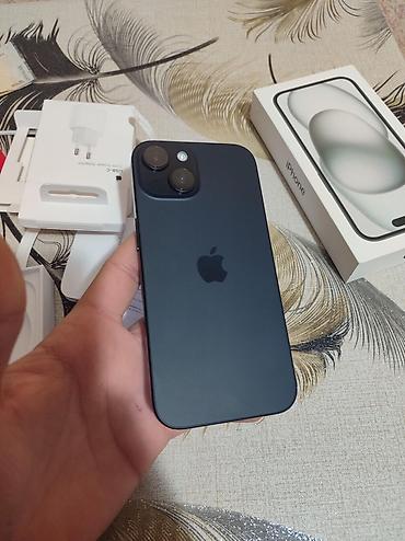iphone xs pro max: IPhone 15, 128 GB, Black Titanium, Zəmanət, Simsiz şarj, Face ID — 2
