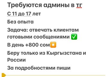 работа фриланс бишкек: Другие специальности