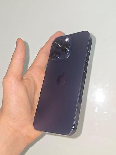 electronics iphone: IPhone 14 Pro, 256 GB, Deep Purple, Face ID — 3